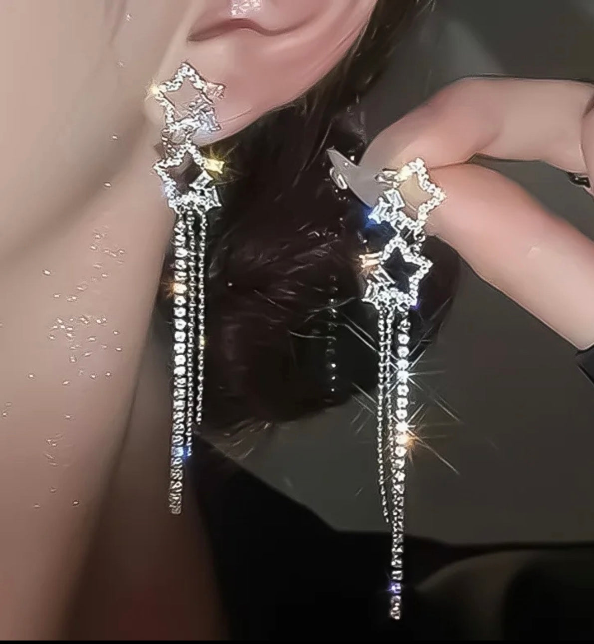 Star Dangling Earrings