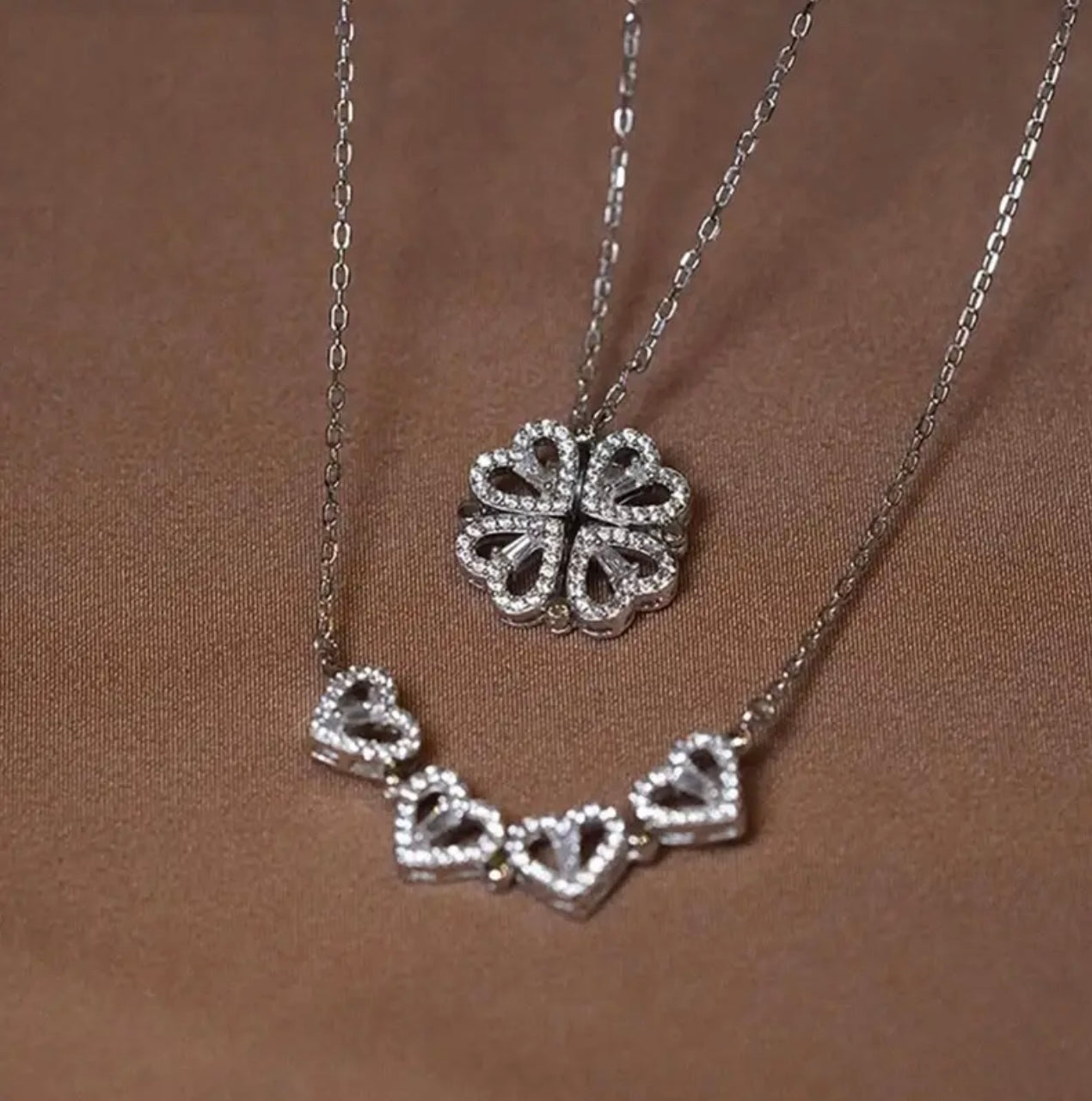 Clover Heart Necklace